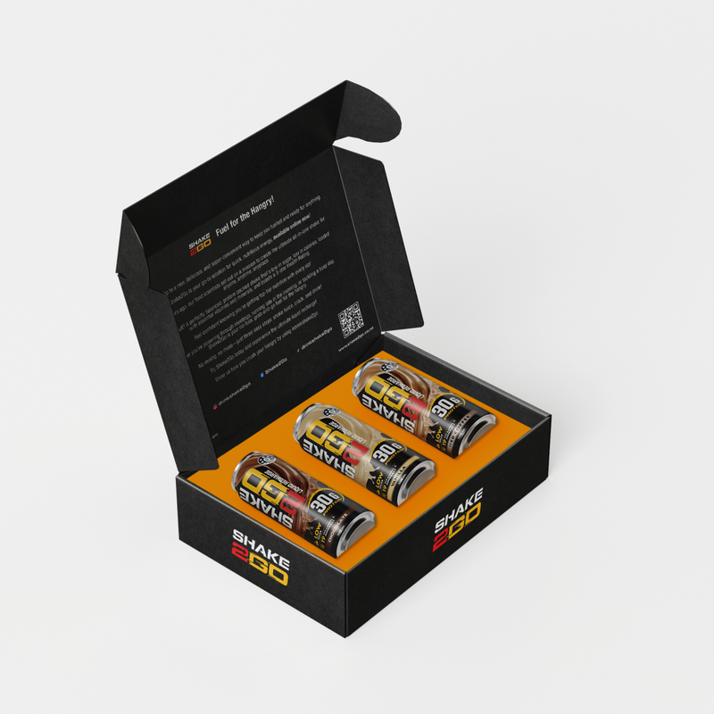 SHAKE2GO Sampler Box - 3 Cans
