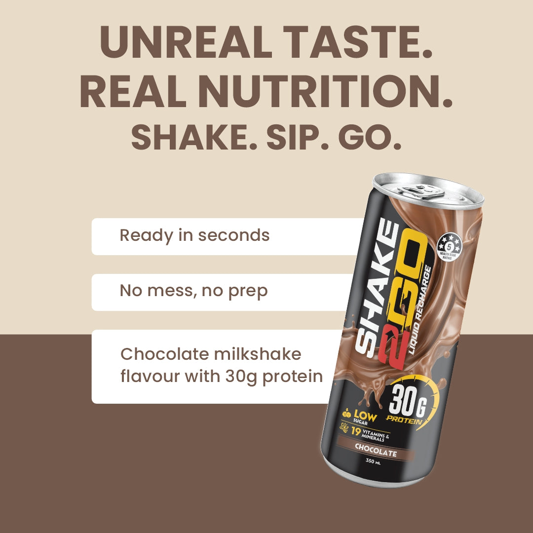 SHAKE2GO Chocolate - 10 Cans