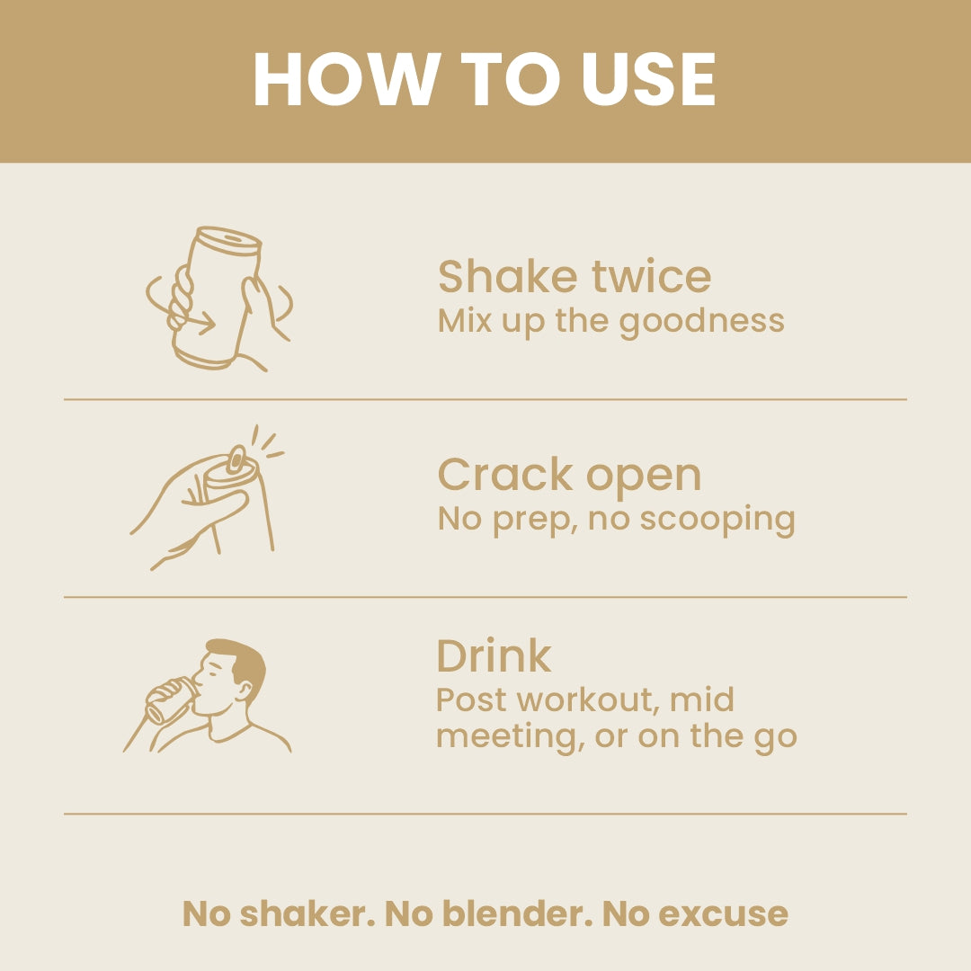 SHAKE2GO Vanilla - 10 Cans